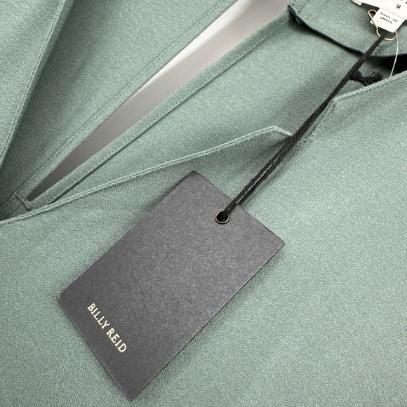 Billy Reid V neck jumpsuit new with tags size M green anthropologie - Picture 7 of 9